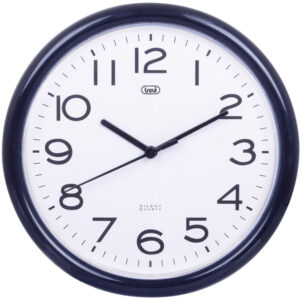 Orologio da parete Ø 24 cm Nero Trevi