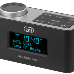 Radiosveglia digitale DAB/FM Trevi RC 80D6 Nera
