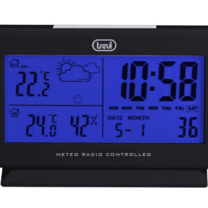 Stazione meteo con sensore esterno ME 3P08RC Nera