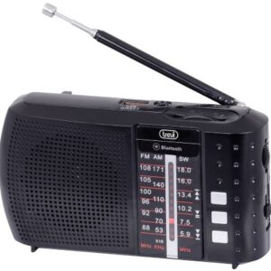 Radio FM portatile con lettore MP3 e BT Trevi RA7F20BT Nera