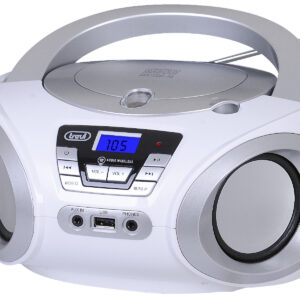 Stereo Portatile Boombox CD Wireless USB AUX-IN Trevi CMP 544 BT Bianco