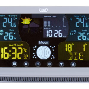 Stazione meteo con sensore esterno e comandi TOUCH TREVI ME 3P70 RC
