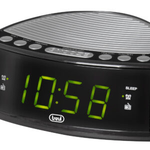 Radiosveglia digitale FM Trevi RC846D Nera