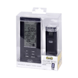 Stazione meteo con sensore esterno TREVI ME 3108 RC Nero