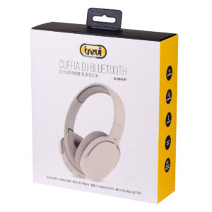 Cuffia DJ Stereo Bluetooth Trevi DJ 12E45 BT Crema