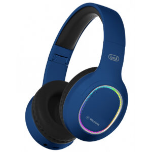 Cuffia DJ Hi-Fi Wireless Led Multicolor Trevi DJ 12E60 BT Blu