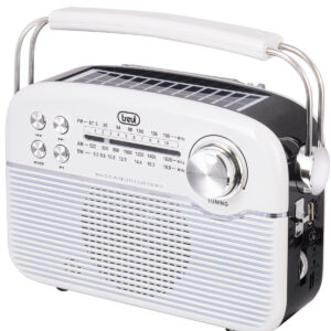 Radio FM, lettore MP3 e BT con caricabatterie solare Bianca - Trevi RA 7F50 BT