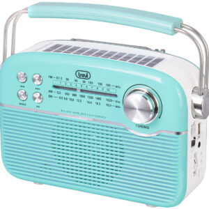 Radio FM, lettore MP3 e BT con caricabatterie solare Verde - Trevi RA 7F50 BT