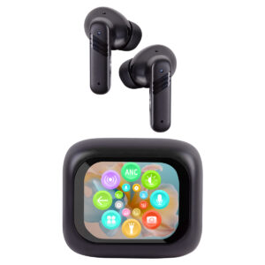 Cuffie con Traduzione Simultanea AI e Display Touch Screen Trevi EAR 100 AID Nero