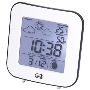 Sveglia digitale con stazione meteo ME3106 Bianca