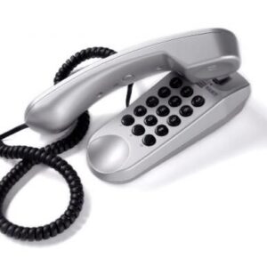 Telefono a filo mini silver SAIET