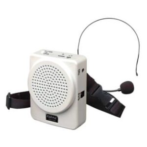 Microfono Portatile Amplificato 25W Bianco