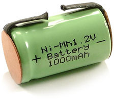 Batteria Ni-Mh 1/2A  1,2V 1000Ah