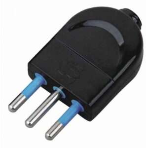 Spina Elettrica 10A Nera