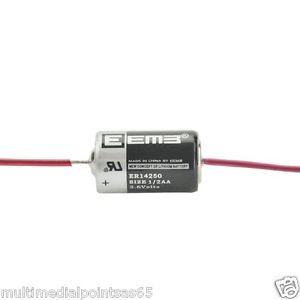 Batteria Li-SOCL2 1/2AA 3,6V 1200mA T.S.