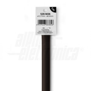 Guaina termorestringente Ø 12,7 mm nero - mt 1,00