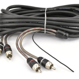 Cavo Audio 2 x RCA M - 2 x RCA HiGrade M 5 mt + rem Phonocar