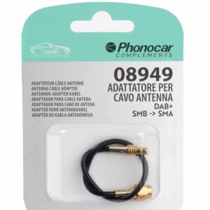 Adattatore per cavo antenna DAB+ - SMB maschio -> SMA maschio