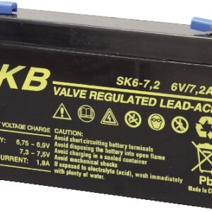 Batteria PB 6V 7,2 Ah SKB