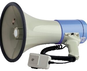 Megafono 25W con sirena e microfono estraibile