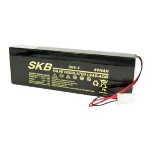Batteria PB 6V 4Ah SKB con connettore di alimentazione