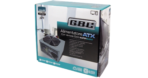 Alimentatore atx 600W per PC - Silent Fan