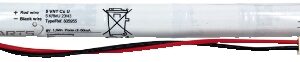 Batteria per lampade d'emergenza 5SC - 6V 1600mA