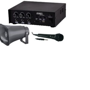 Kit amplificato 30W con MP3/Tromba/Microfono