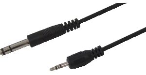 Cavo audio high end spina jack 3,5mm / spina jack 6,3mm 1,5m