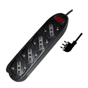 Multipresa 4 posti universale con spina 16A a 90°