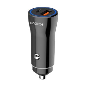 Alimentatore Auto - USB 2 vie, 4,8Ah USB/USB-C