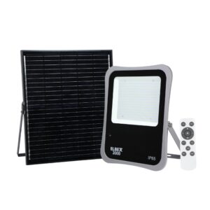 Faro LED solare da esterno con pannello 2400LM - SOLAR LED PRO 200