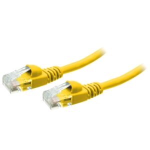 CAVO PATCH DI RETE UTP CAT6 0,25M GIALLO