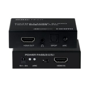 Estrattore audio 2.0/5.1 da HDMI 4K 60HZ,