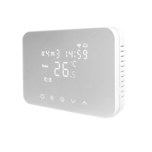Cronotermostato smart wi-fi soft touch 230v Bianco I-Snatch