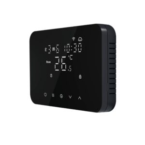 Cronotermostato smart wi-fi soft touch 230v Nero I-Snatch
