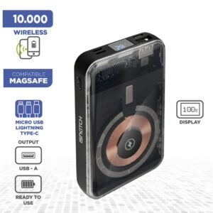 Power Bank wireless magnetico 10000mhA - MW10