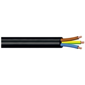 Cavo elettrico multipolare 3x1,0 - Nero