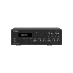 Amplificatore PA stereo 200W, 2 zone con BT, lettore mp3/sd e radio FM