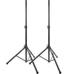 Coppia stativi in alluminio con treppiede - S-173 BK QUIK LOK