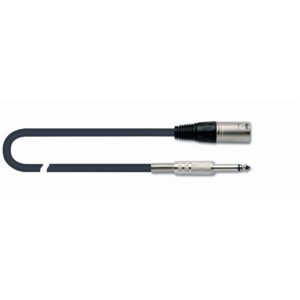 Cavo Audio Jack 6,3 mono - XLR M 5 mt Quick Lock