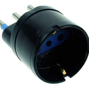 Adattatore rete SP16A - Shuko Nero