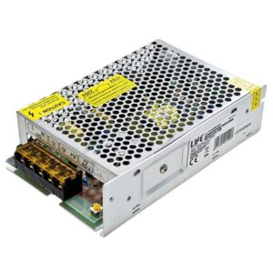 Alimentatore Metallico Slim 12Vdc - 6,3A - 75W