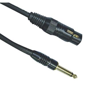 Cavo Audio Jack 6,3 mo. - presa cannon 3,0 mt GOLD