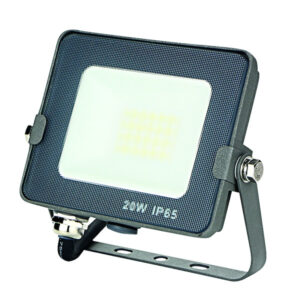 Faretto LED Serie FA4 - 20W - 110° - IP65 - 4000K Grigio