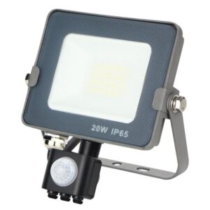 Faretto LED Nero 20W 4000°K con PIR