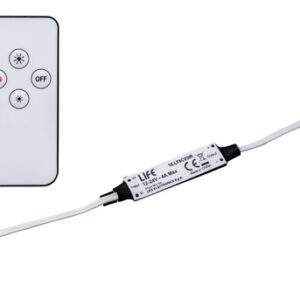 Dimmer per Strip LED Monocolore con Telecomando 12/24Vdc 4A