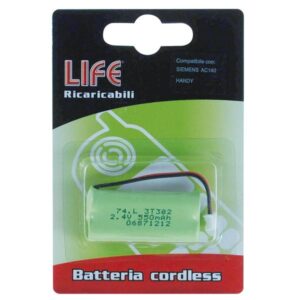 Batteria Ni-Mh per cordless 2,4V 550mAh