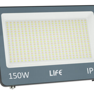Proiettore LED Grigio IP66, 150W, 110°, 3000K/4000K/6500K, LM15000