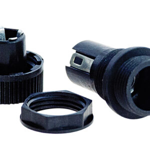 Portafusibile 5x20 da pannello con tappo